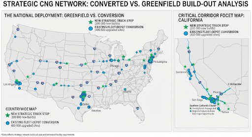 CNG comprehensive, functional cross-country network spanning the major U.S. interstate arteries, Secure System Services, Inc.